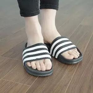 야외 실내 간편 신발 PVC 3선 슬리퍼 실내화 블랙 실외실내화 사무용신발 욕실화