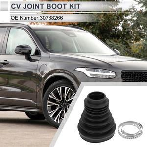 XAutohaux 내부 CV 조인트 부트 키트 볼보 호환 XC90 2003-2007 용 클램프 포함 No.30788266