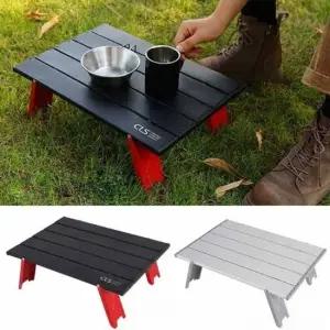 캠핑 낚시 초경량 알루미늄 롤 접이식 미니 테이블