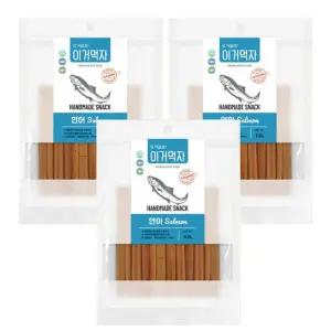 이거먹자 연어져키 100g x 3개 강아지 수제간식