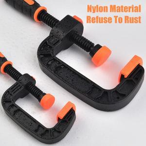 2/3 인치 C 형 클램프 목공 장식 용 플라스틱 홀더   고정 클립 실용적인 가정용 하드웨어 도구