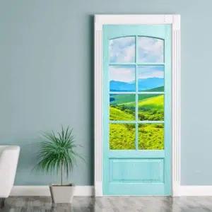 현관문 리폼 시트지 PP87-105 작업 헤라제공