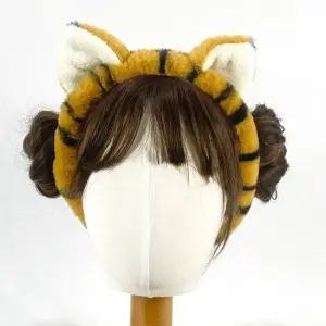 호랑이 타이거 헤어 세안밴드 세안머리띠 2colors 임인년선물 부드러운헤어밴드