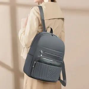회색백팩 회사원 출근가방 여대생 새학기 백팩 책가방 직장인여성백팩 정장백팩