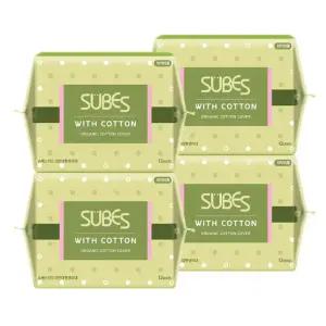 슈베스 위드코튼 유기농 순면커버 생리대 대형 12P x4팩