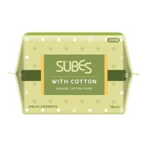 슈베스 위드코튼 유기농 순면커버 생리대 중형 14P x1팩