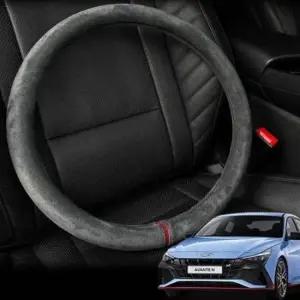 [JED] 핸들커버 스웨이드 아반떼 N 원단