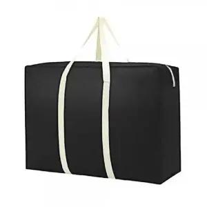 쇼핑백 가방 부직포 블랙 캠핑 특대형 대용량 짐가방