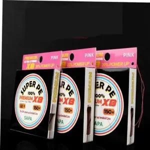 원투낚시합사 낚시용품 낚시줄합사 합사캐스팅 낚시줄 핑크 150M