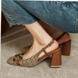 여름샌들 하이힐 통굽샌들 여성샌들 333 여성슬링백