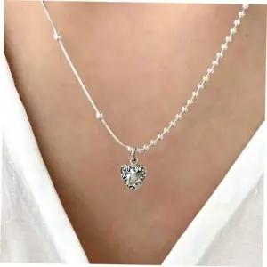악세서리 Antique heart necklace (Silver925)