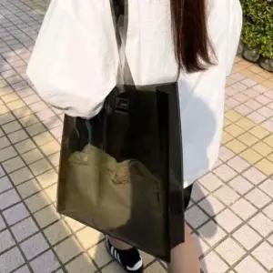 방수 수납 PVC백 데일리 검정 바캉스가방