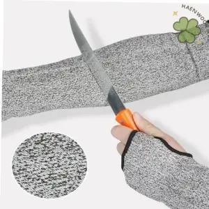 목공팔토시 안전가드 베임방지 손등 (블랙) 산업용팔토시 작업용팔토시 팔토시(45cm)