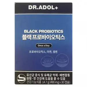 1박스 닥터아돌 블랙베리 블랙 프로바이오틱스 히게이아 유산균 징크