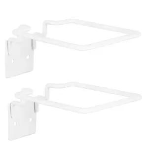 2팩 8780 마운팅 브래킷 8702 8702T 8721 스태커블 샤프 컨테이너용 벽 마운트