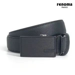 [레노마]카빙 스퀘어 자동벨트 BLACK_RQSBE0007BK