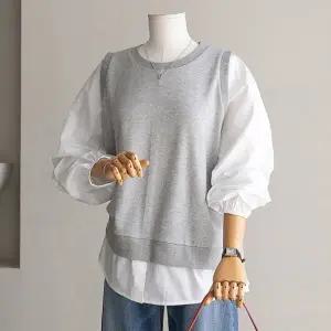 (안나앤플러스) 로빈 레이어드 티셔츠[티셔츠DMW23] 빅사이즈