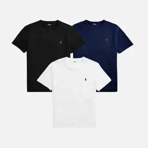폴로랄프로렌 폴로 남녀 공용 포니 로고 라운드 반팔 티셔츠