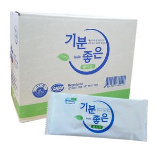 기분좋은 물티슈 일회용  400매 식당 업소용