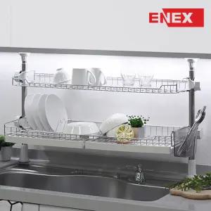에넥스 에니 기둥식 식기건조대 싱크대선반 800용
