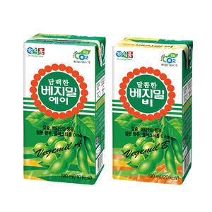 베지밀 A/B 담백한 달콤한 두유 190ml 72팩 /인기상품모음전
