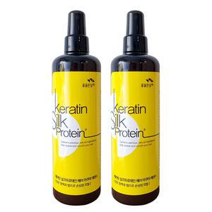 (2개)꽃을든남자 케라틴 실크프로테인 헤어 아쿠아 에센스 300ml