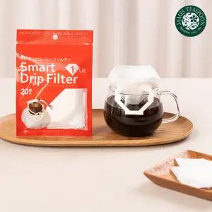 올푸드 스마트 드립백 핸드드립 커피필터 여과지 20매 원뿔형