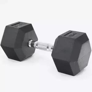 이고진 고무육각 덤벨 아령 15kg 1개 클럽 고무아령 웨이트