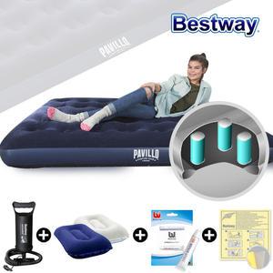 BW_67002 슈프림 캠핑 에어매트 더블(191x137x22cm)+3종 SET