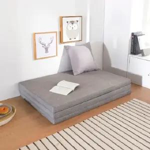 고탄성 3단 접이식 매트리스/토퍼 바닥매트/수면매트/ 손님용 자취용