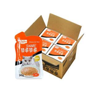 쮸루쮸루 연어 1박스(30g 12개) x4개 고양이간식
