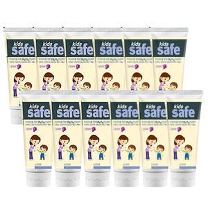 CJ 라이온 키즈세이프 치약 포도 90g 12개