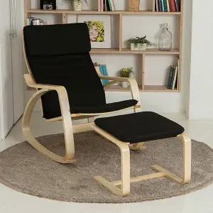 일루일루 실론 흔들의자+풋스툴 세트 패브릭 3컬러 1인용쇼파 릴렉스 안락의자