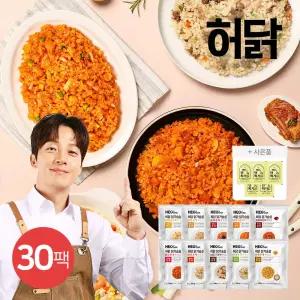 [허닭] 닭가슴살 곤약볶음밥 250g 10종 30팩