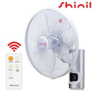 신일 40cm 벽걸이 리모콘선풍기 SIF-16WRHM 5엽 LED창