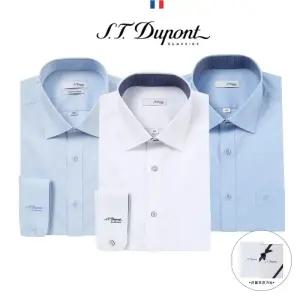 [롯데백화점]에스티듀퐁 듀퐁셔츠 긴팔 PREMIUM 스판 와이셔츠 남방 슬림핏 일반핏 (선물포장가능)