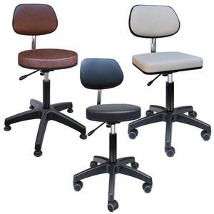 원형등유-(바퀴),사각등유(고정) 등받이의자 안내데스크 실험실 시술 작업 카운터