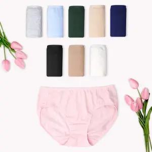 피아소 국내산 레인보우 여성 면 팬티 여자 순면 삼각 속옷 언더웨어 4020N