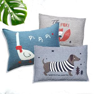 [2장]동물캐릭터 누빔 순면 베개커버 / 40X60cm 50X70cm 베게커버
