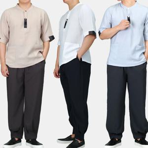 MM245_포인트 남자 저고리+바지 개량한복 생활한복