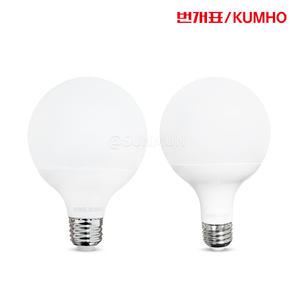 금호전기 번개표 LED 볼전구 숏 롱타입 12W E26