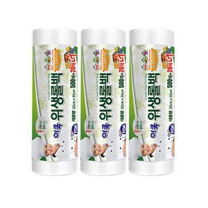 이쿡 일회용 위생팩 롤백 중형 520매 x 2롤