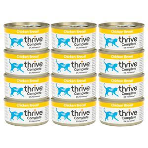 쓰라이브 컴플리트 그레인프리 치킨 캔 75gx12개