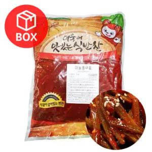 반찬단지 마늘쫑무침 1박스(4kg x 4개)