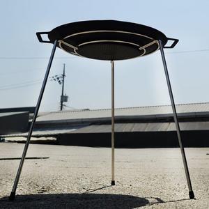 [세븐프리]시즈닝이필요없는 티타늄코팅 그리들36cm+그리들스탠드 풀세트