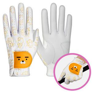 카카오프렌즈골프 라이언 반양피 여성골프장갑 I 양손용 18호 19호 20호 21호