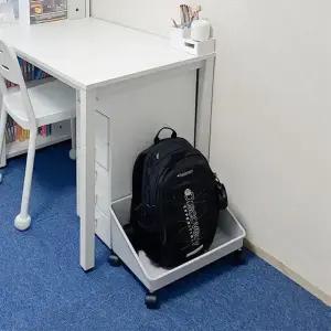이동식 가방보관함 2P 데스크 수납선반 사무실 유치원 가방정리