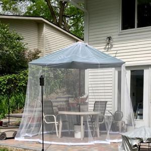 파라솔 전용 모기장 야외 실외 대형파라솔 폴딩