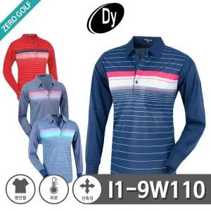 [제로골프][DONGYANG] 동양 남성 스트라이프 배색 면 PK 카라티셔츠 Model No_I1-9W110