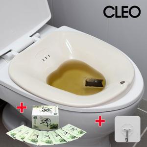 끌레오 프리미엄 가정용 좌욕기 + 강화약쑥30개 포함한 사용이 편리한 국내산 임산부 출산 치질 좌욕대야